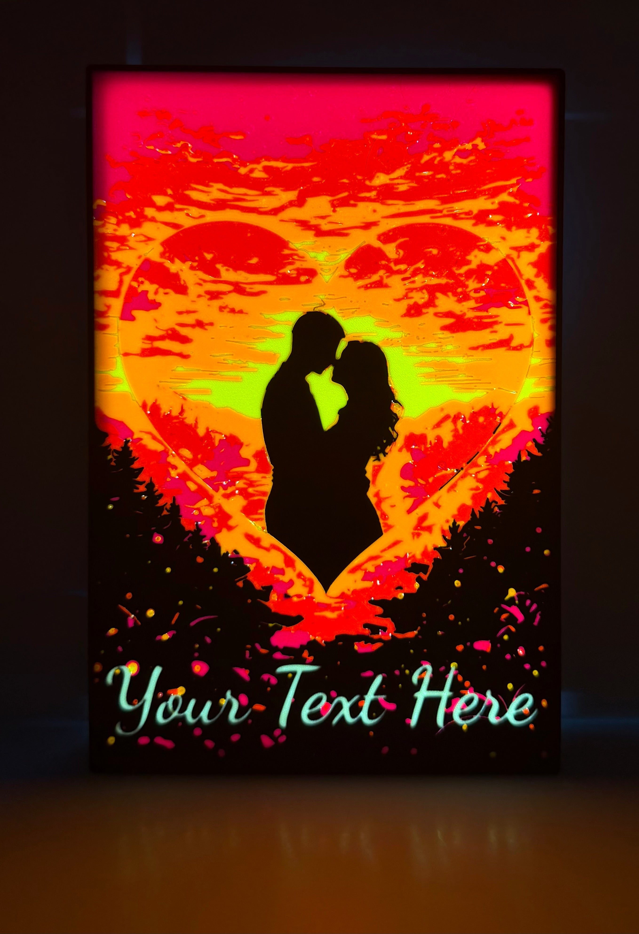Romantic LED Lightboxes – Personalized Anniversary & Couple Gifts | ImagiForge