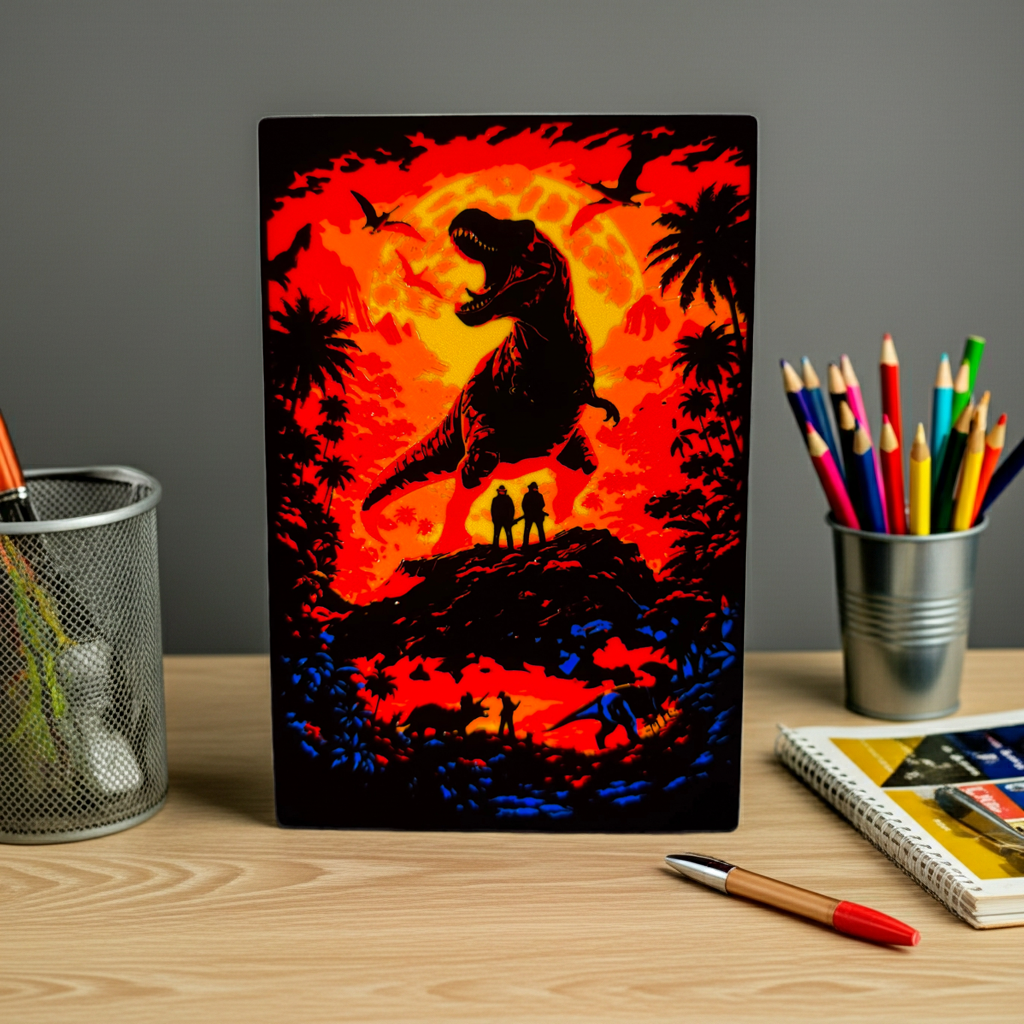 Dinosaur Night Light – LED Dino Lamp for Kids Bedroom & Gifts