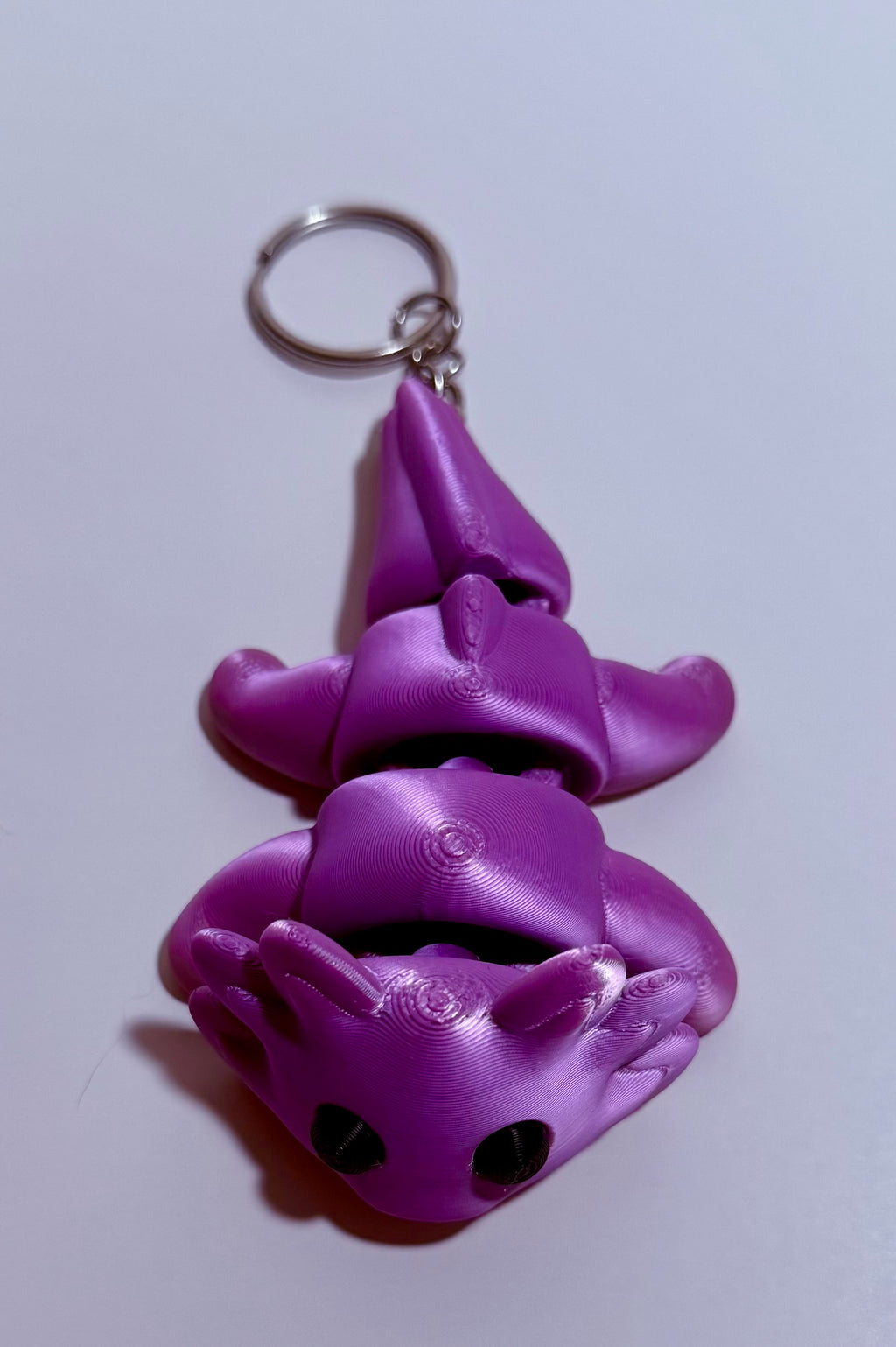 Articulated Axolotl Keychain