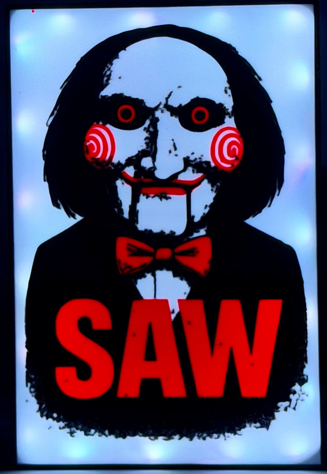 Saw Movie Light Display Box