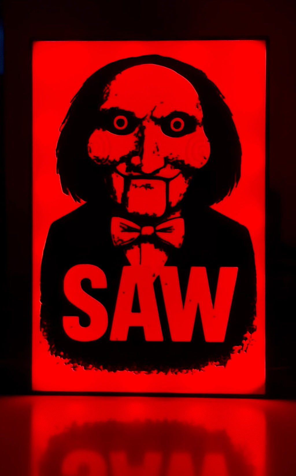 Saw Movie Light Display Box