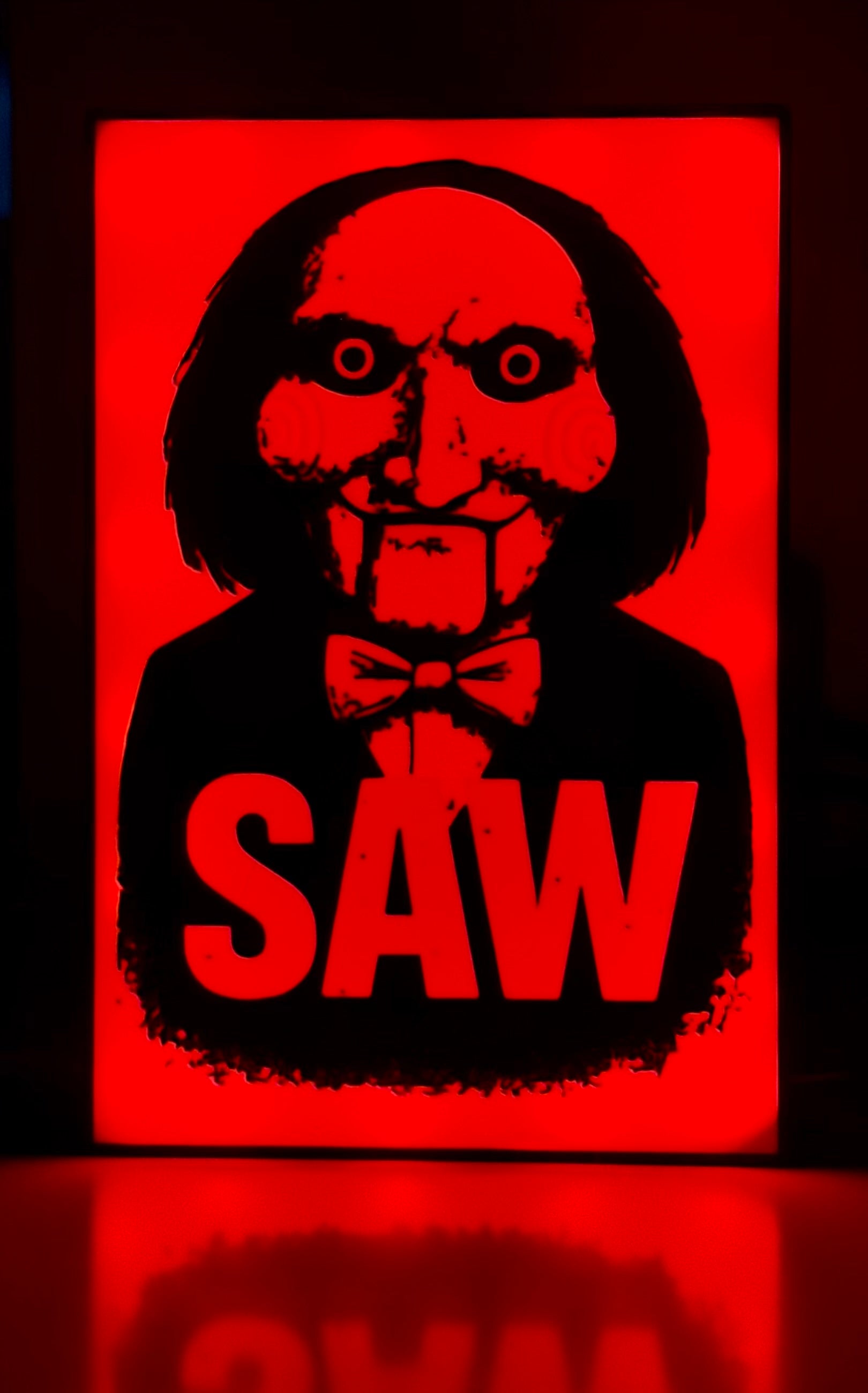 Saw Movie Light Display Box