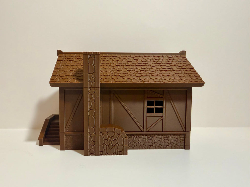 28mm Medieval RPG House FDM-Friendly D&D Terrain