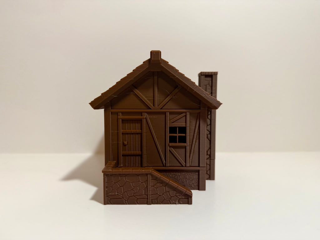 28mm Medieval RPG House FDM-Friendly D&D Terrain