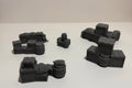 Crates and barrels terrain set - 3D printed tabletop scatter terrain for D&D and wargaming