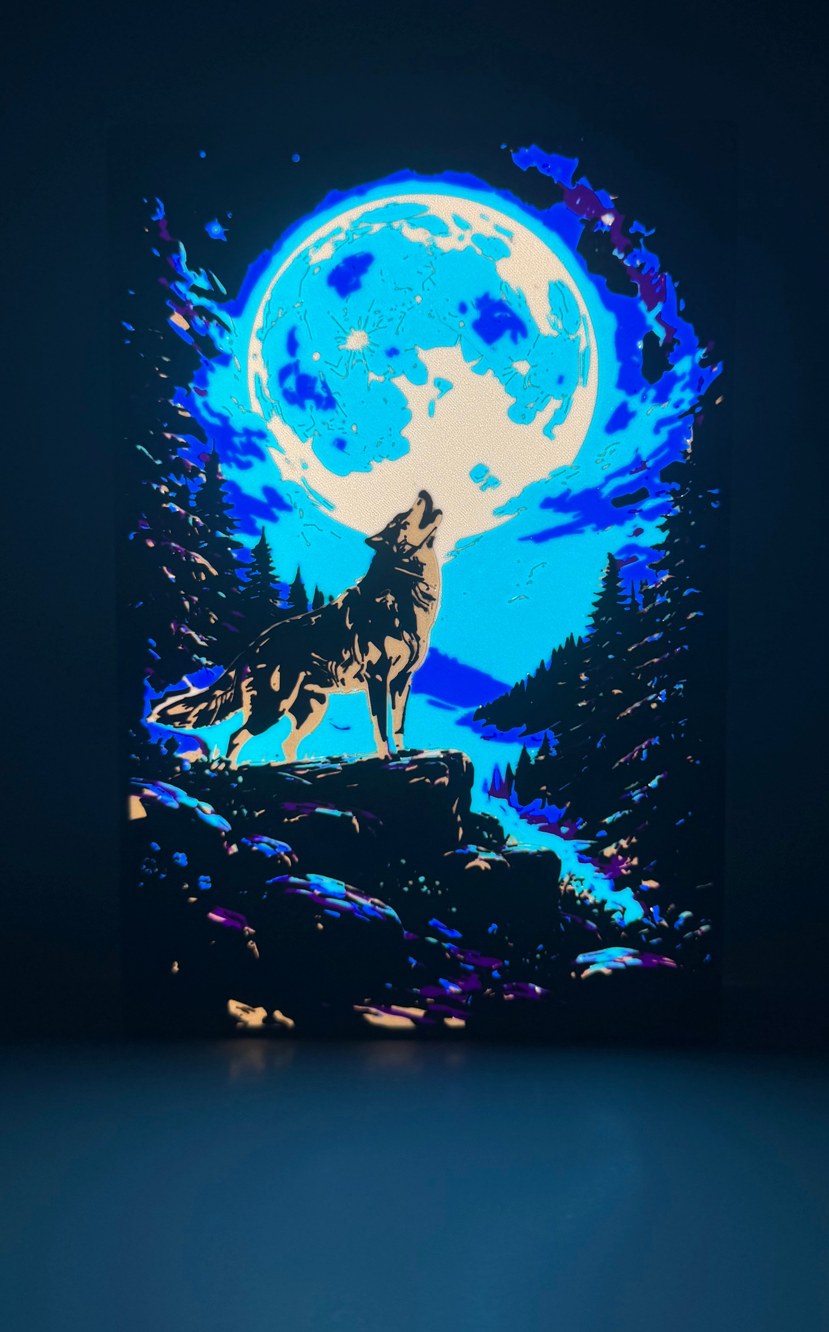 Howling Wolf Lightbox