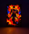 Horror LED Lightbox – Haunted House Demon Scene | Backlit Wall Art