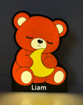 Personalized Bear Night Light – Custom Name LED Night Light for Kids