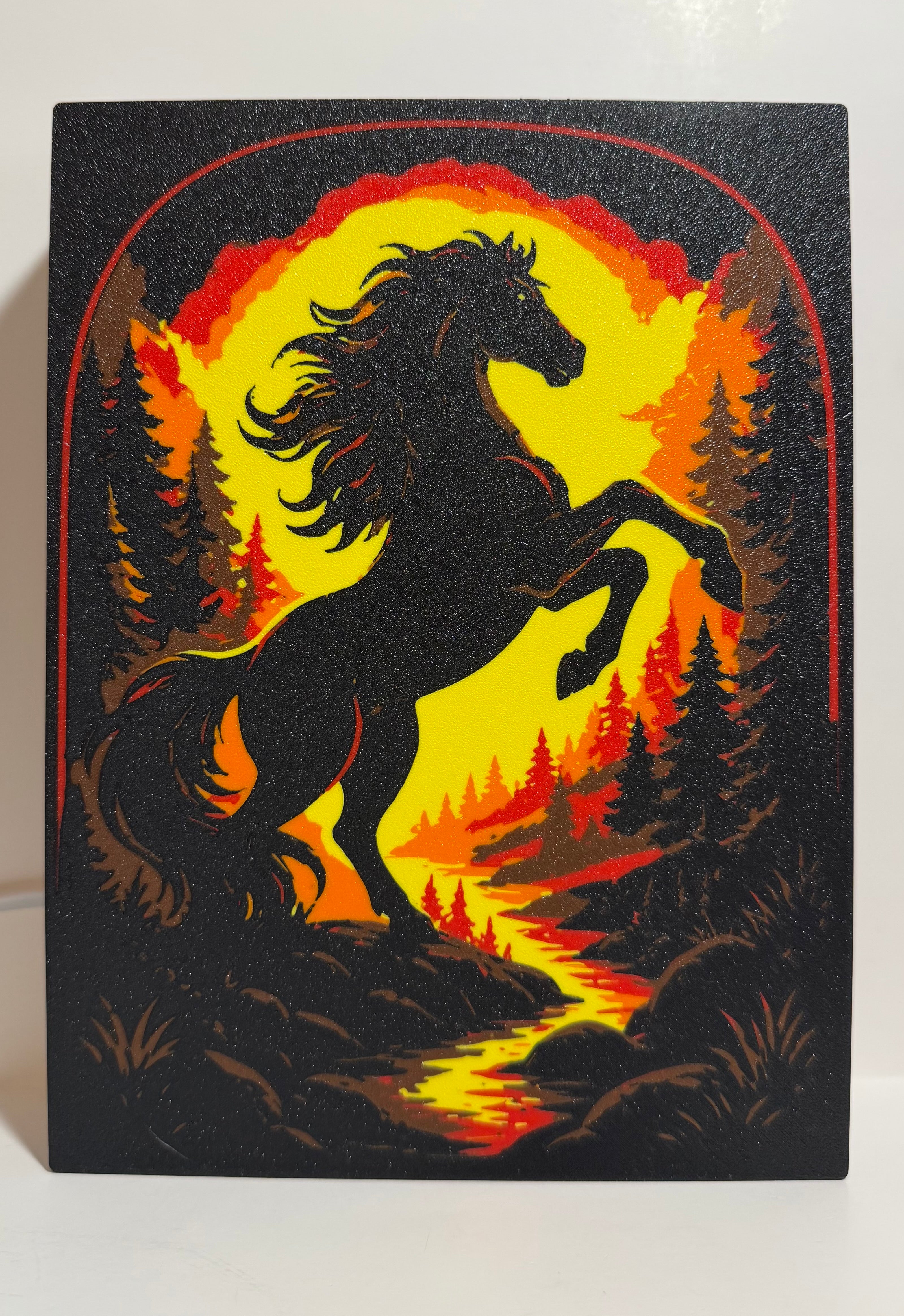 Wild Horse LED Lightbox