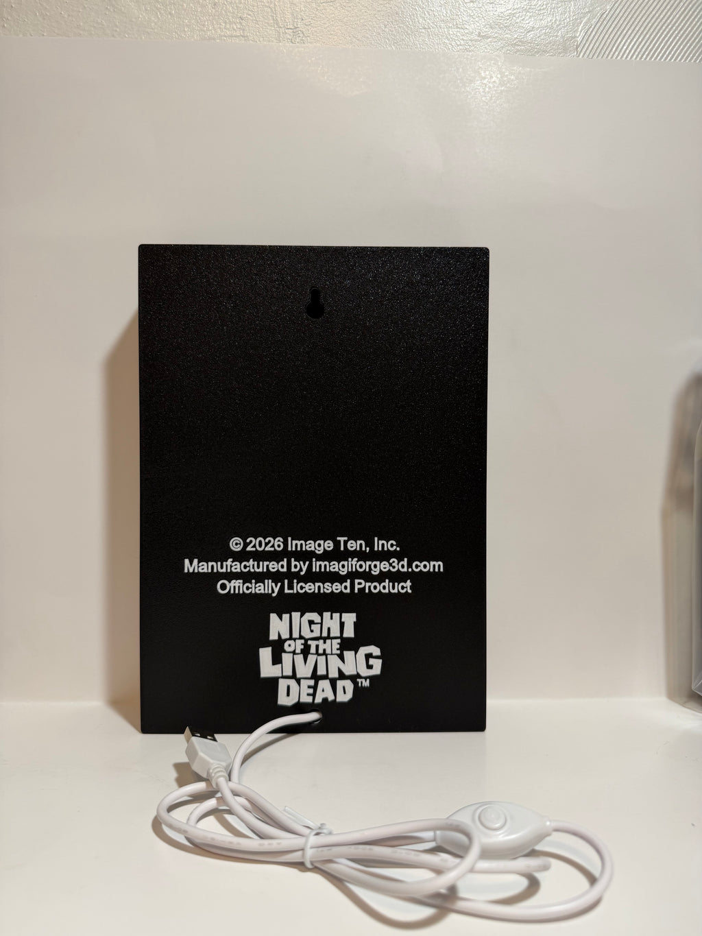Night of the Living Dead “They’re Coming to Get You Barbra” Lightbox – Officially Licensed LED Shelf Decor