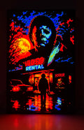 Retro Horror Video Store Lightbox | Horror Neon Decor