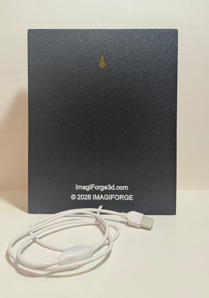 Christmas Nativity Scene LED Lightbox – Illuminated Holiday Decor