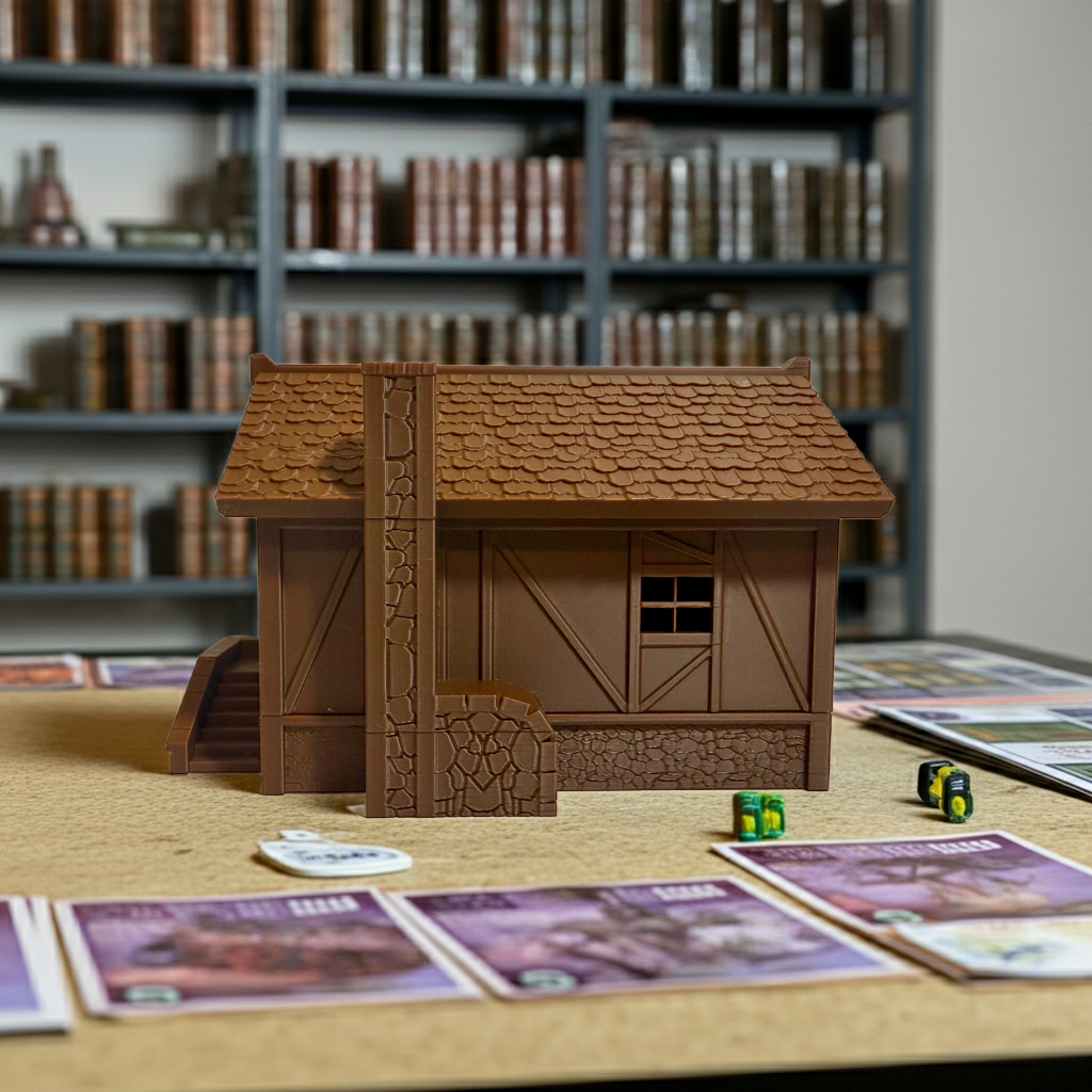 28mm Medieval RPG House FDM-Friendly D&D Terrain